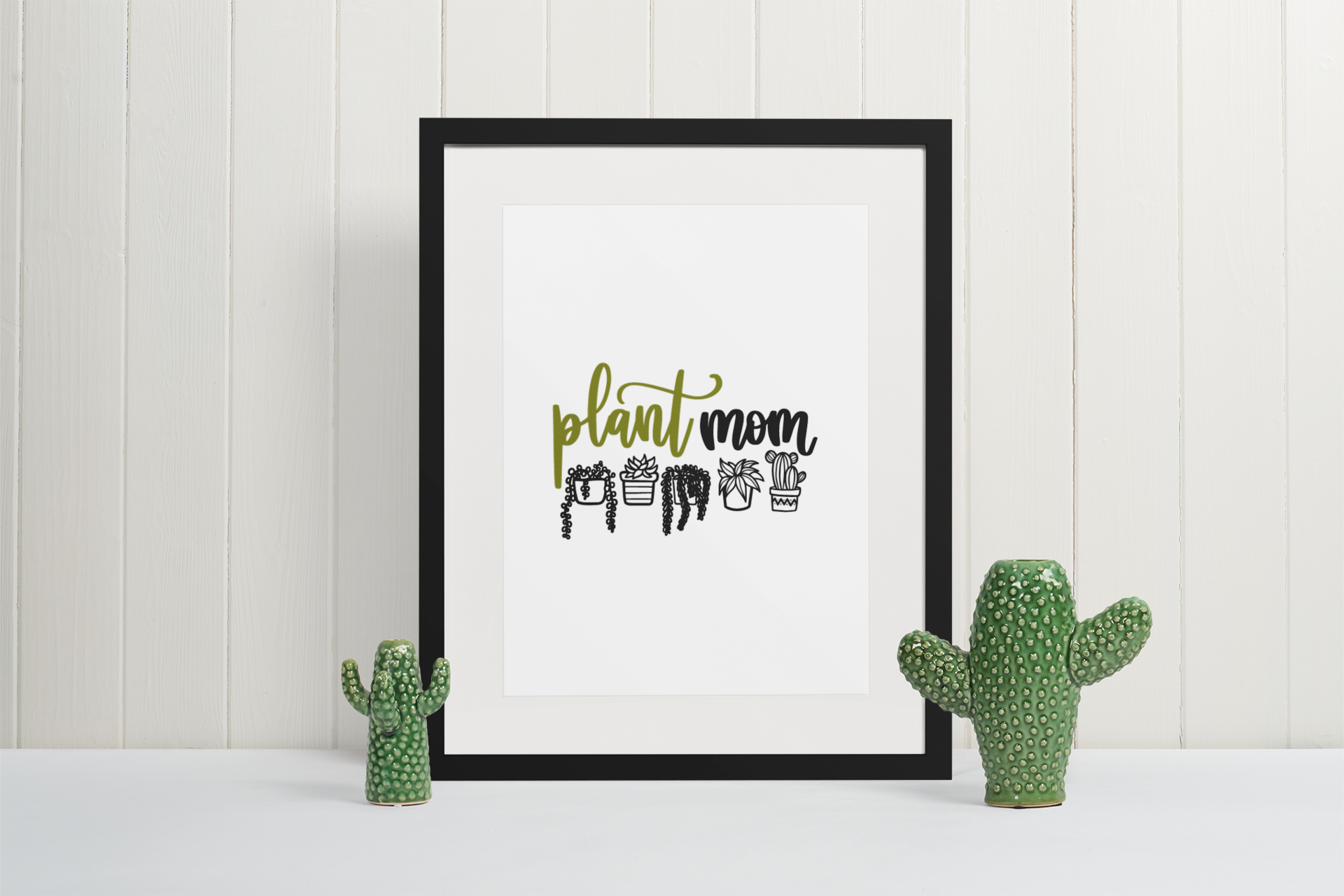 Plant Mom Plant Obsessed Humorous Home Wall Decor Print-0