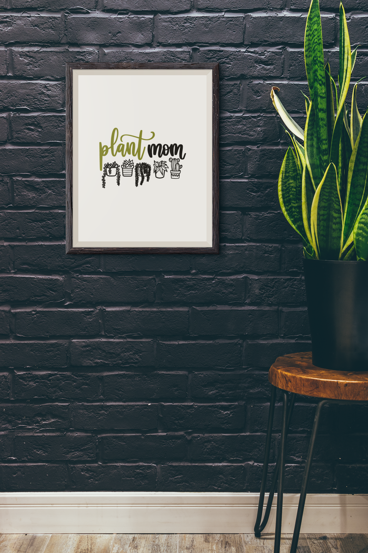 Plant Mom Plant Obsessed Humorous Home Wall Decor Print-1