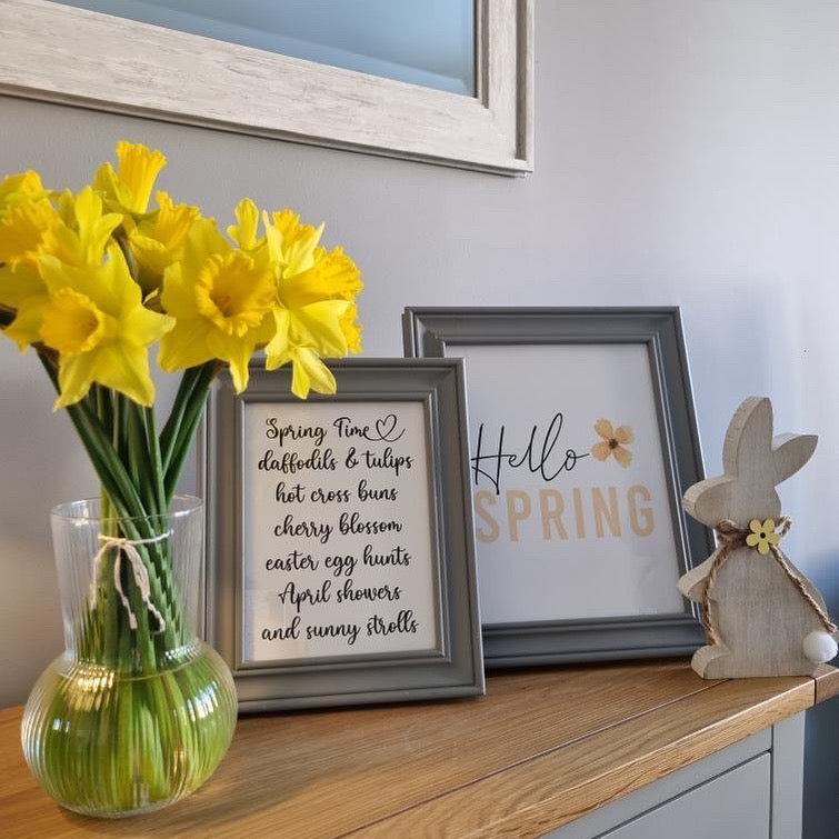 Spring Time List Spring Seasonal Wall Home Decor Print-3